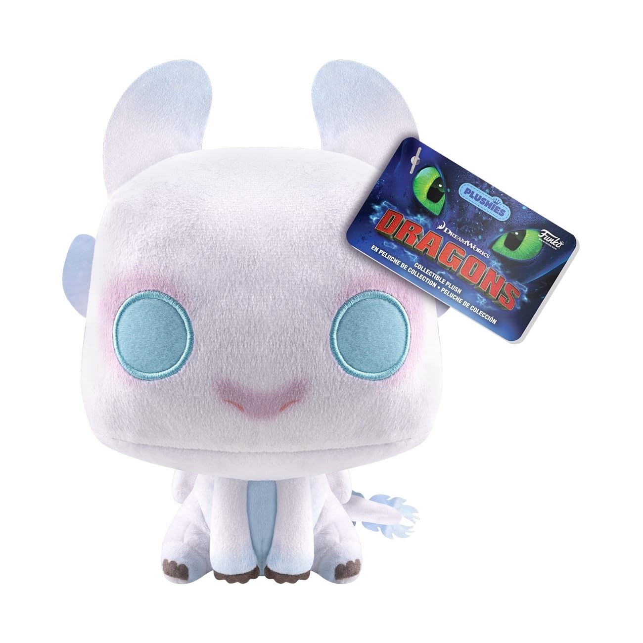 Funko Pop! Plush: How to Train Your Dragon – Light Fury - Coleccionable Soft Plush - Birthday Gift Idea