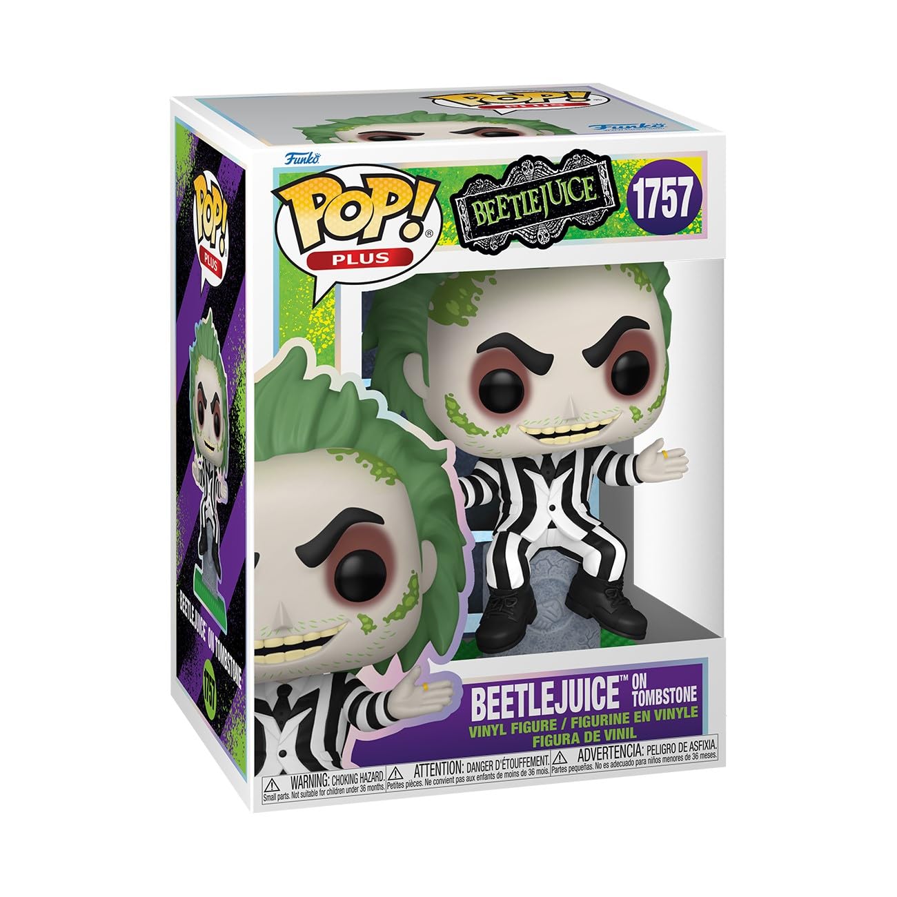 Funko Pop Plus: Beetlejuice - Beetlejuice on Tombstone
