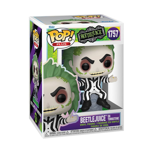 Funko Pop Plus: Beetlejuice - Beetlejuice on Tombstone