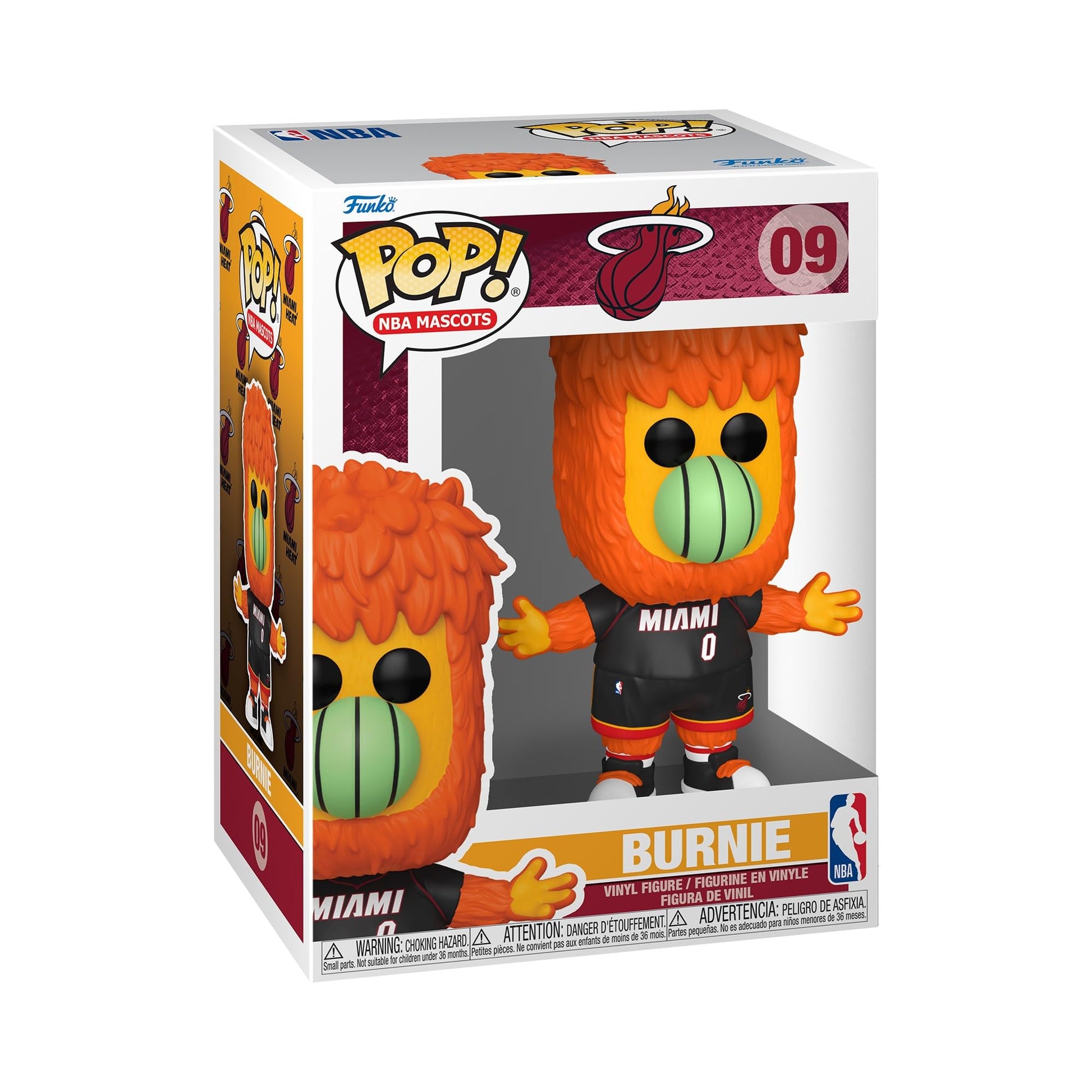 Funko Pop! NBA Mascots: Miami - Burnie the Fireball