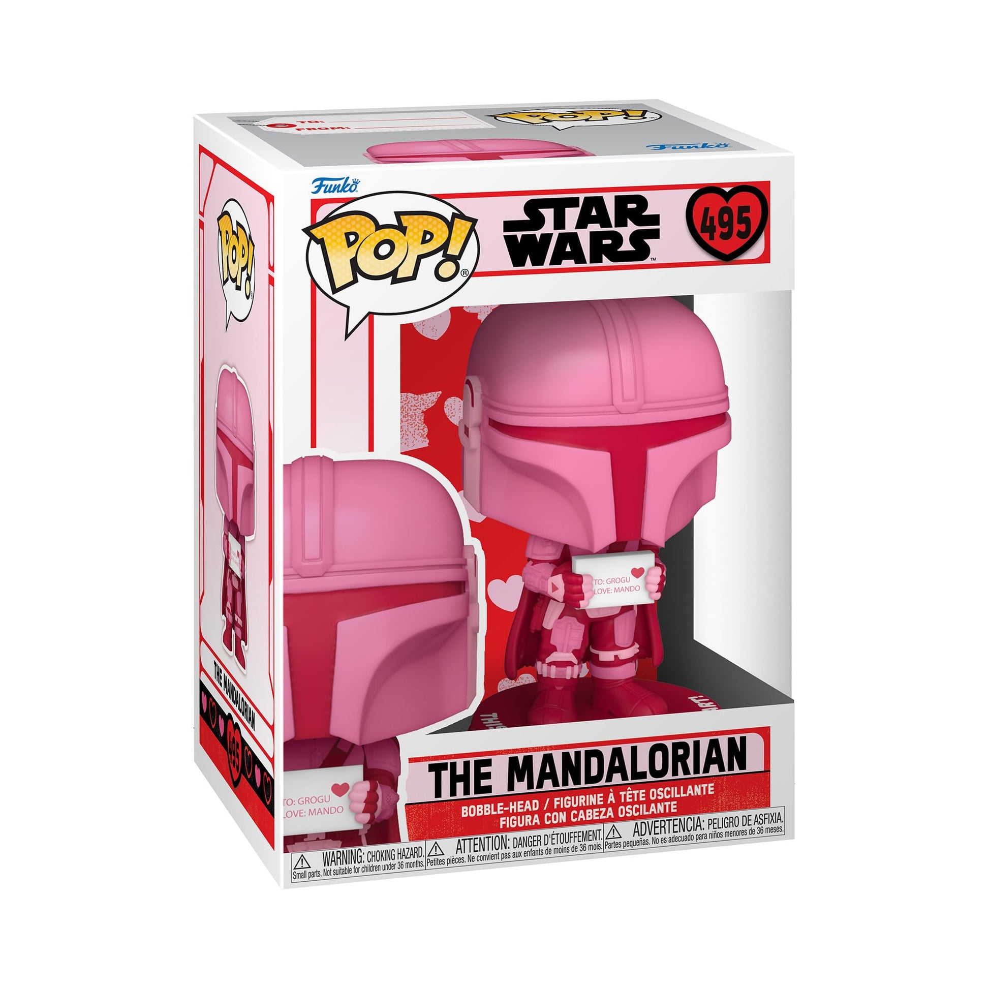 Funko Pop! Star Wars: San Valentín - Mandalorian