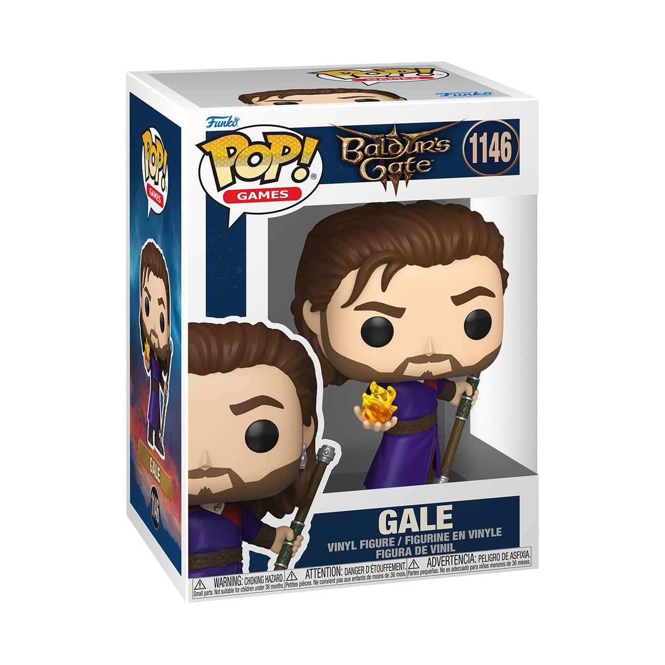 Funko Pop! Videojuegos: Baldur's Gate 3 - Gale - 1/6 Odds for Rare Chase Variant