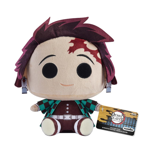 Funko Plush: Demon Slayer: Kimetsu no Yaiba - 7" Tanjiro Kamado - Coleccionable Soft Plush - Birthday Gift Idea