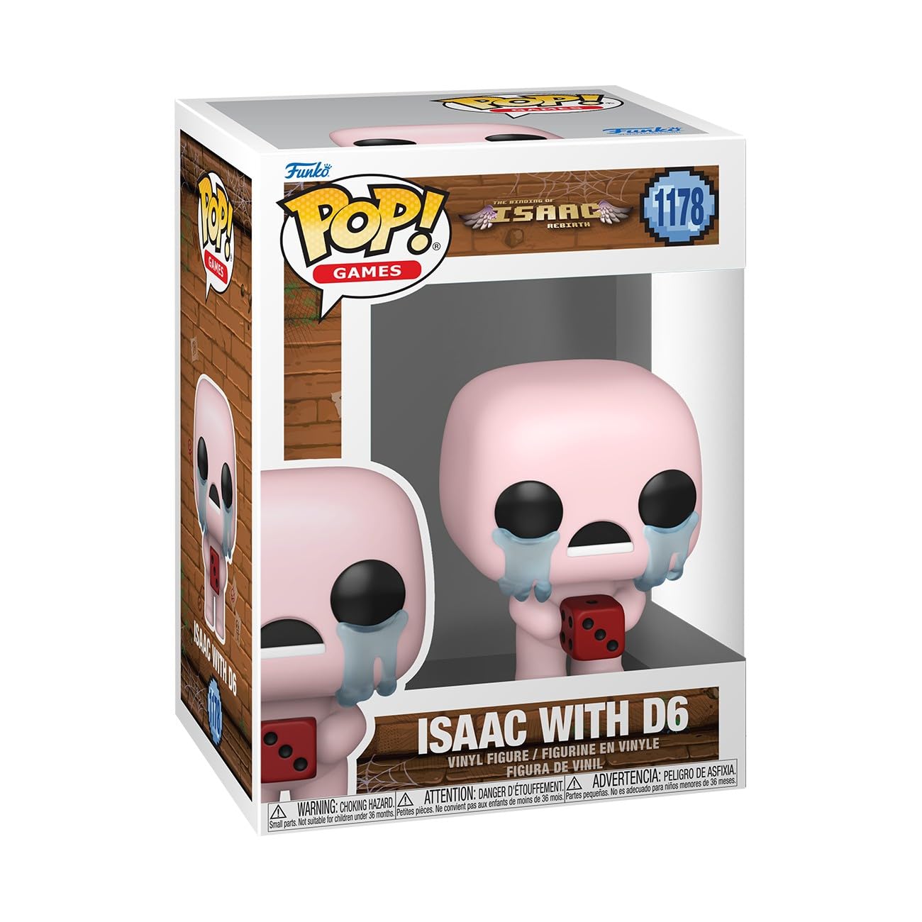 Funko Pop! Videojuegos: Binding of Isaac - Isaac with D6