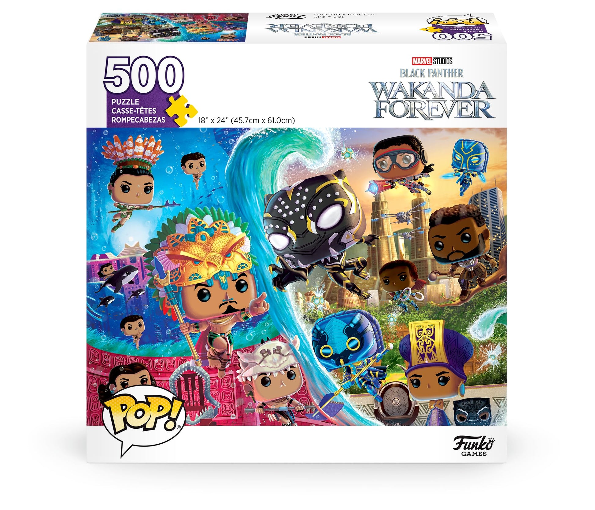 Funko Pop! Black Panther: Wakanda Forever 500 Piece Puzzle