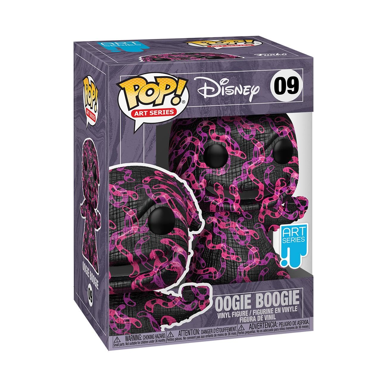 Funko Pop: POP Disney: Pesadilla Antes de Navidad - Oogie (Artist's Series) with Protective Case, 3.75 Pulgadas, Multicolor (49302)