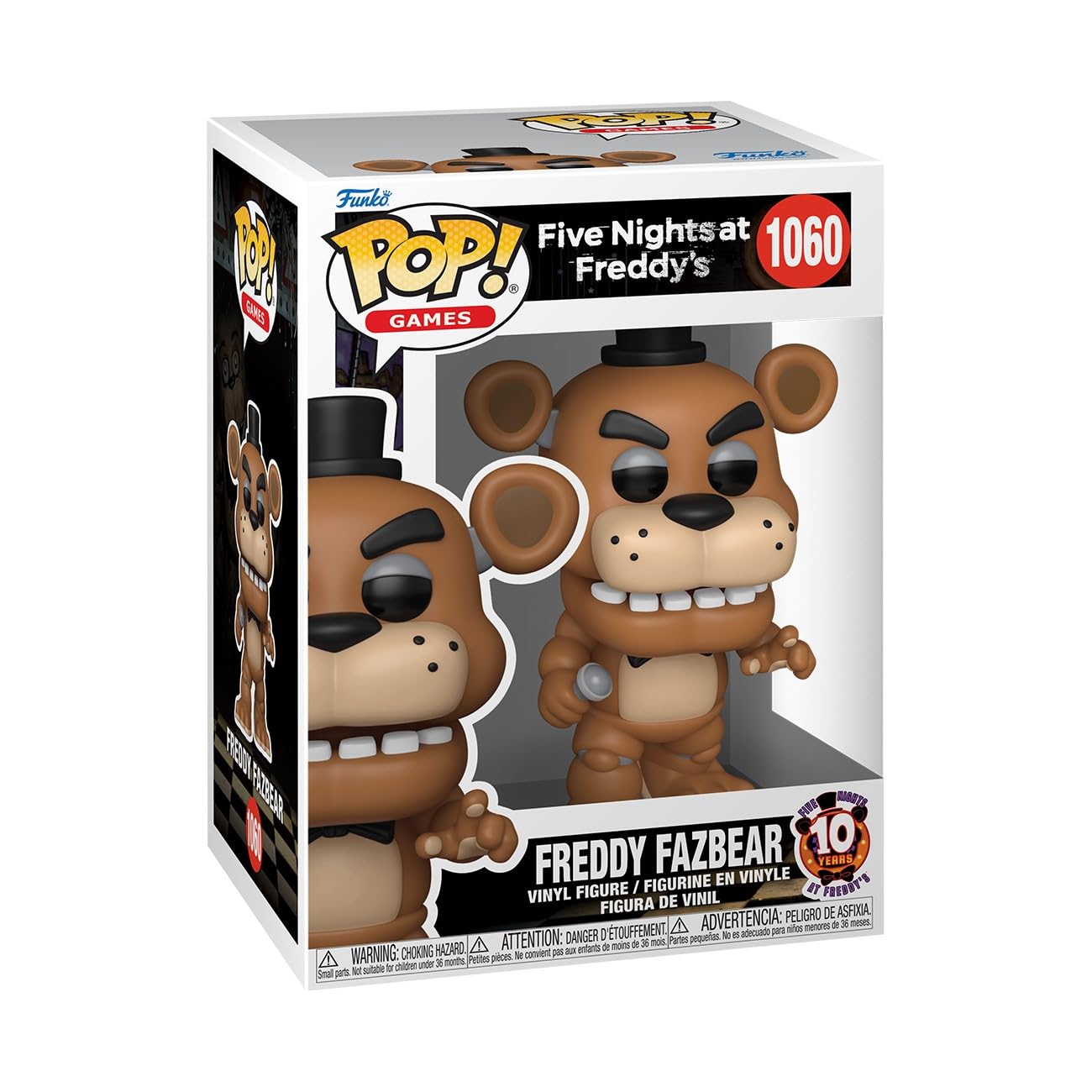 Funko Pop! Videojuegos: Five Nights at Freddy's 10th Anniversary - Freddy