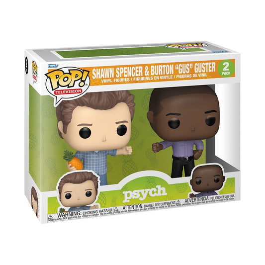 Funko Pop Television: Psych - Shawn and Gus, Pack de 2