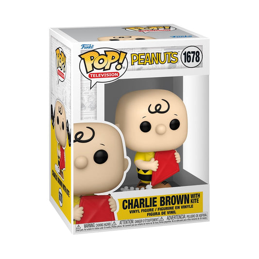 Funko Pop Animation: Peanuts - Charlie Brown - Charlie Brown With Kite - Classic Peanuts