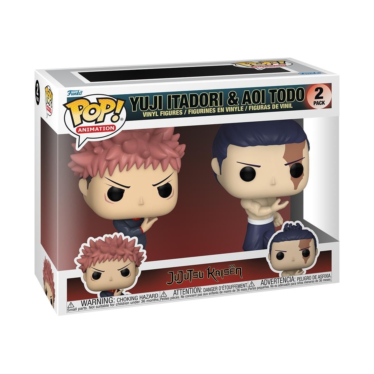Funko Pop! Animación: JJK - 2 Pack Yuji Itadori & Todo - Jujutsu Kaisen