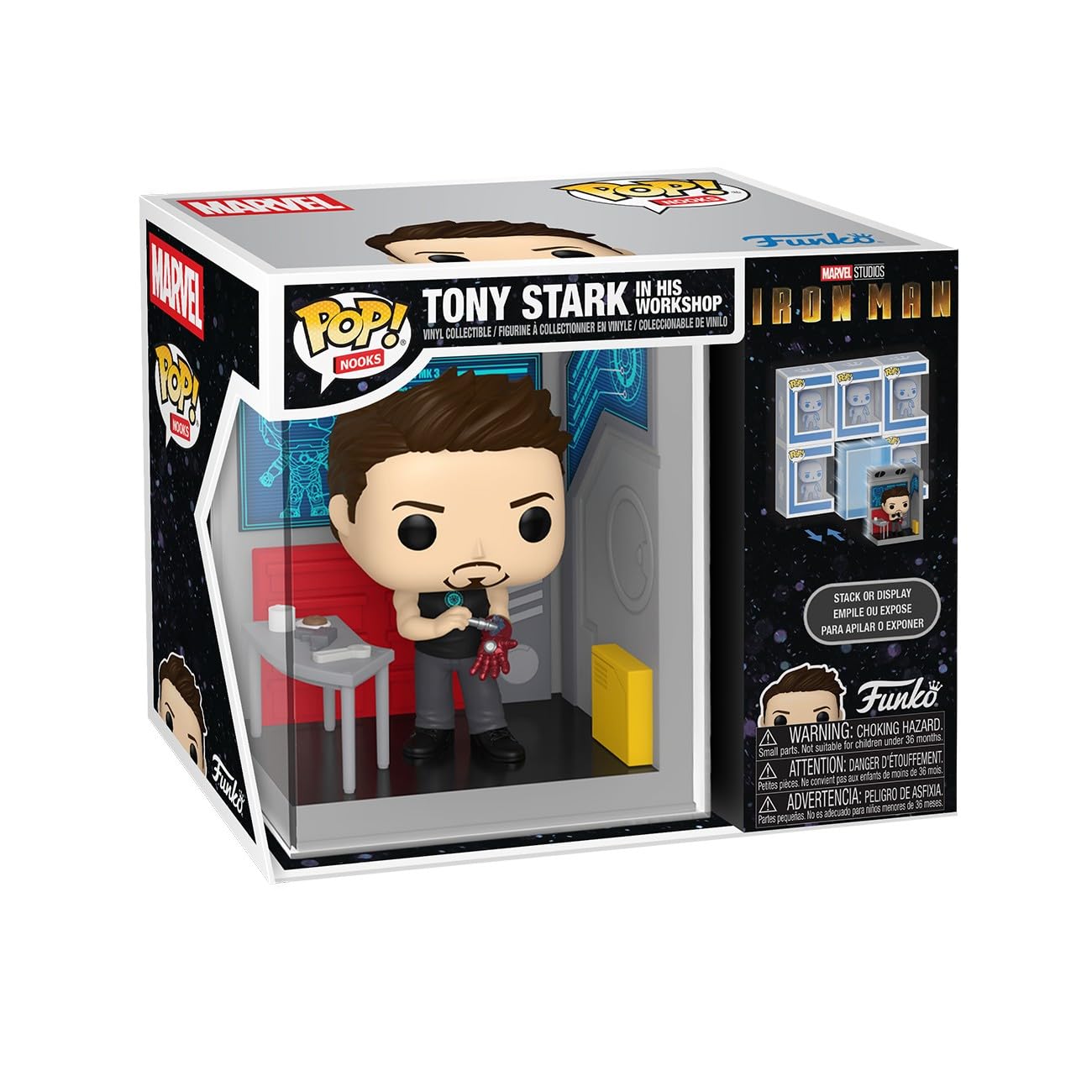 Funko Pop! Nooks: Marvel - Tony Stark in his Workshop