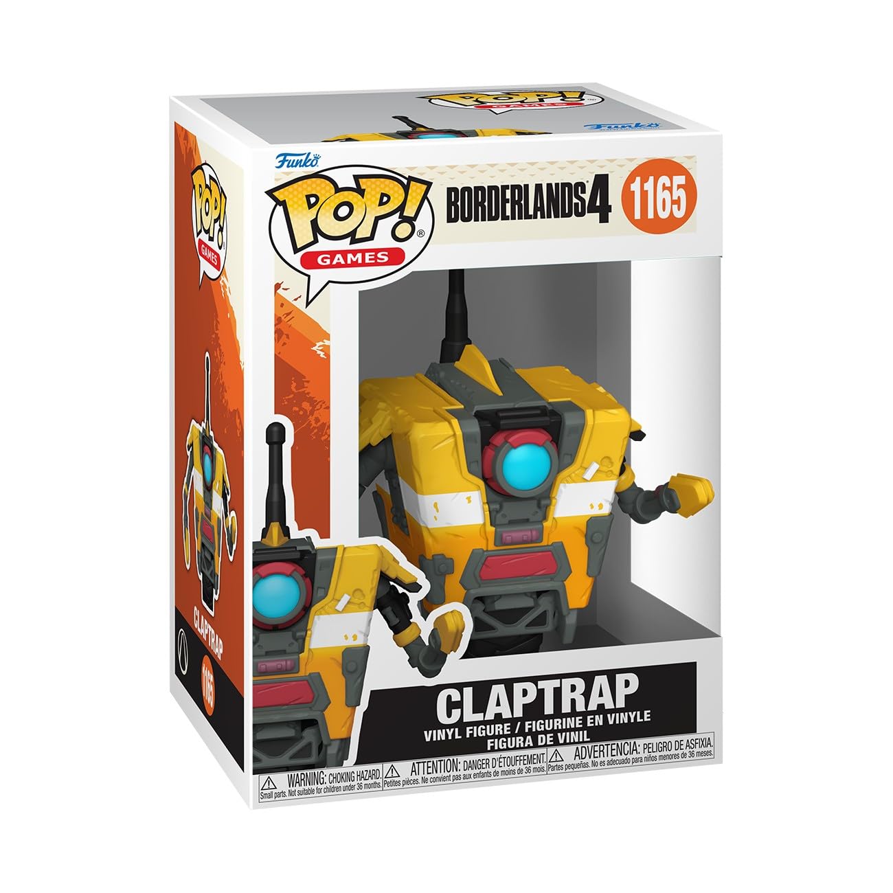 Funko Pop! Videojuegos: Borderlands 4 - Claptrap