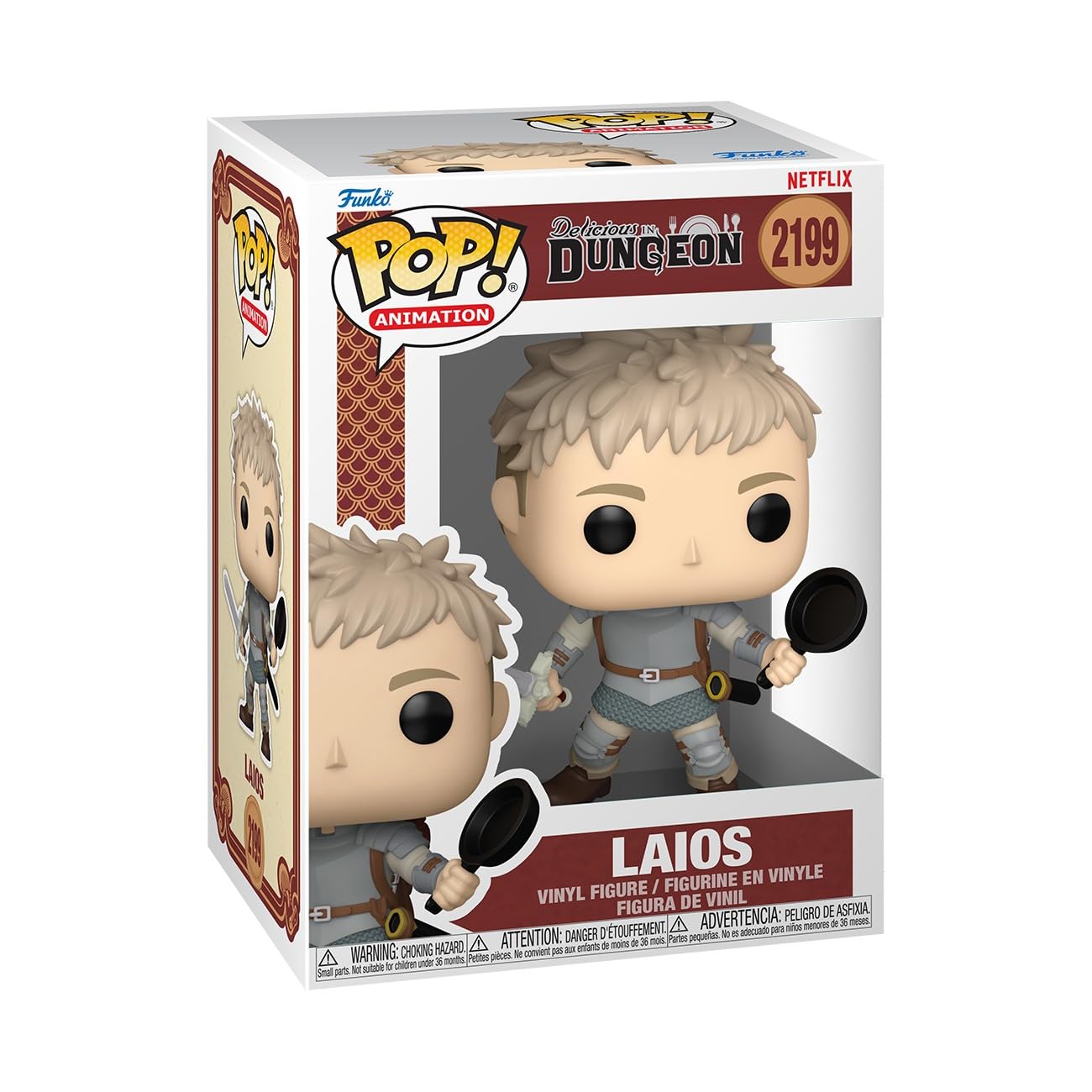 Funko Pop! Animación: Delicious in Dungeon - Laios - 1/6 Odds for Rare Chase Variant
