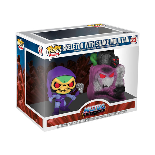 Funko POP Town Retro Toys: Master's of The Universe - Skeletor with Snake Mountain (51469)