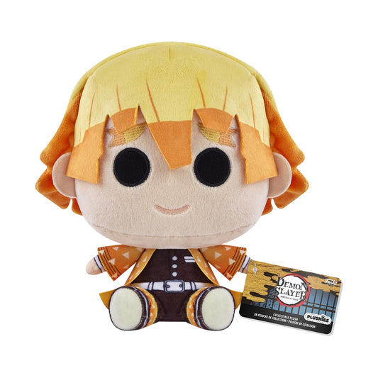 Funko Plush: Demon Slayer: Kimetsu no Yaiba - 7" Zenitsu Agatsuma - Coleccionable Soft Plush - Birthday Gift Idea