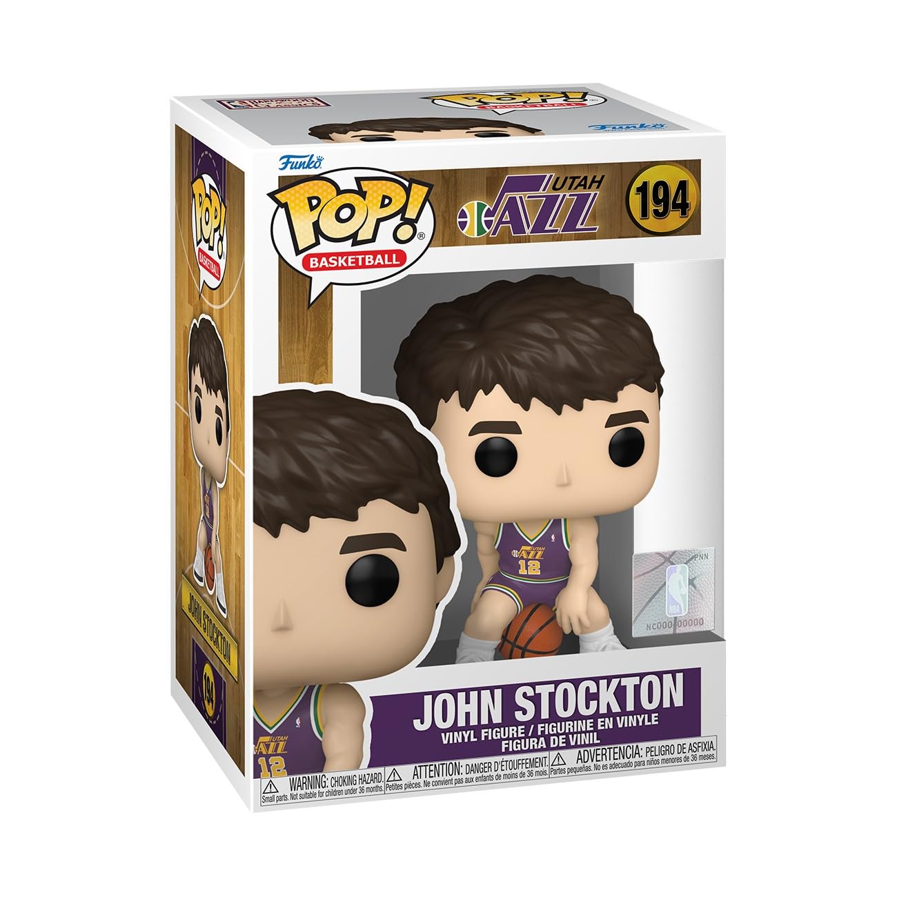 Funko Pop! NBA: Jazz - John Stockton - Rookie Season - NBA Legends