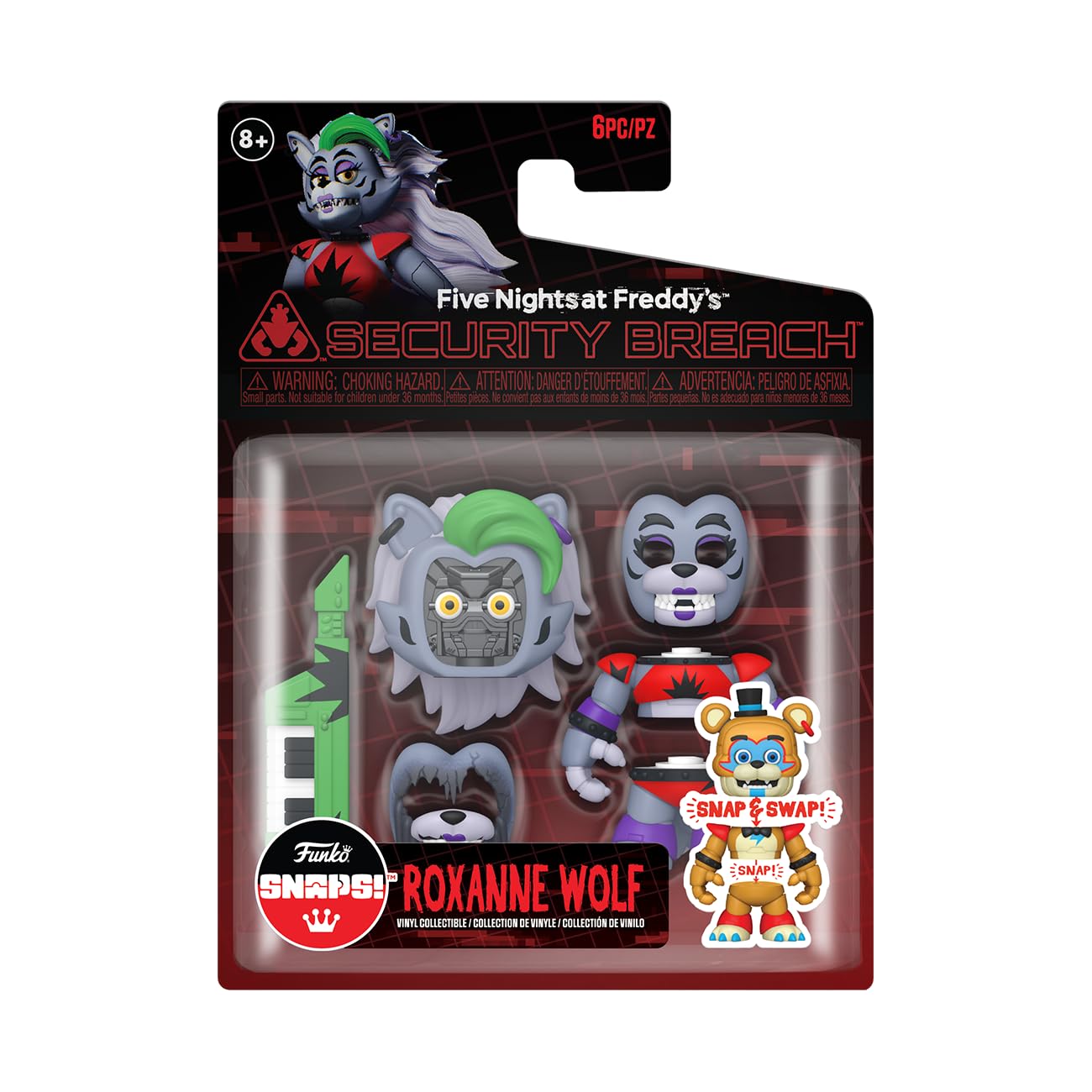 Funko Five Nights at Freddy's (FNAF) Snap: Rock 'n Roll, Roxanne Wolf