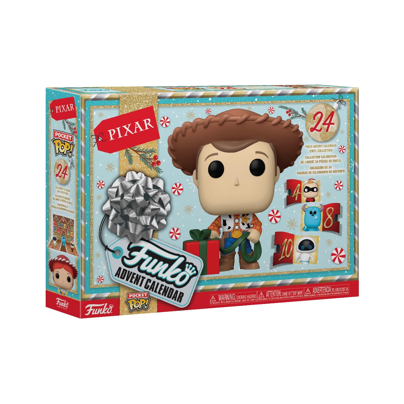 Funko Pop! Advent Calendar: Pixar - Disney Pixar - 24 Days of Surprises - Collectible Vinyl Mini Figures - Mystery Box