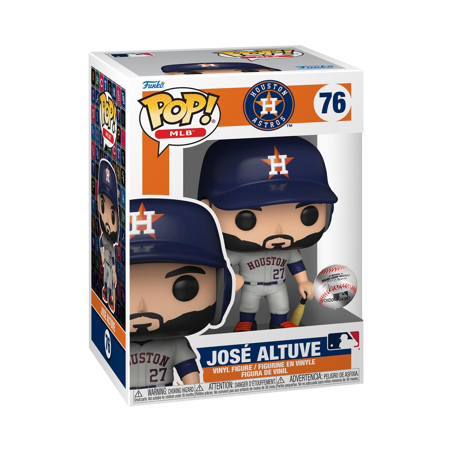 Funko Pop! MLB: Astros- Jose Altuve (Away Jersey)