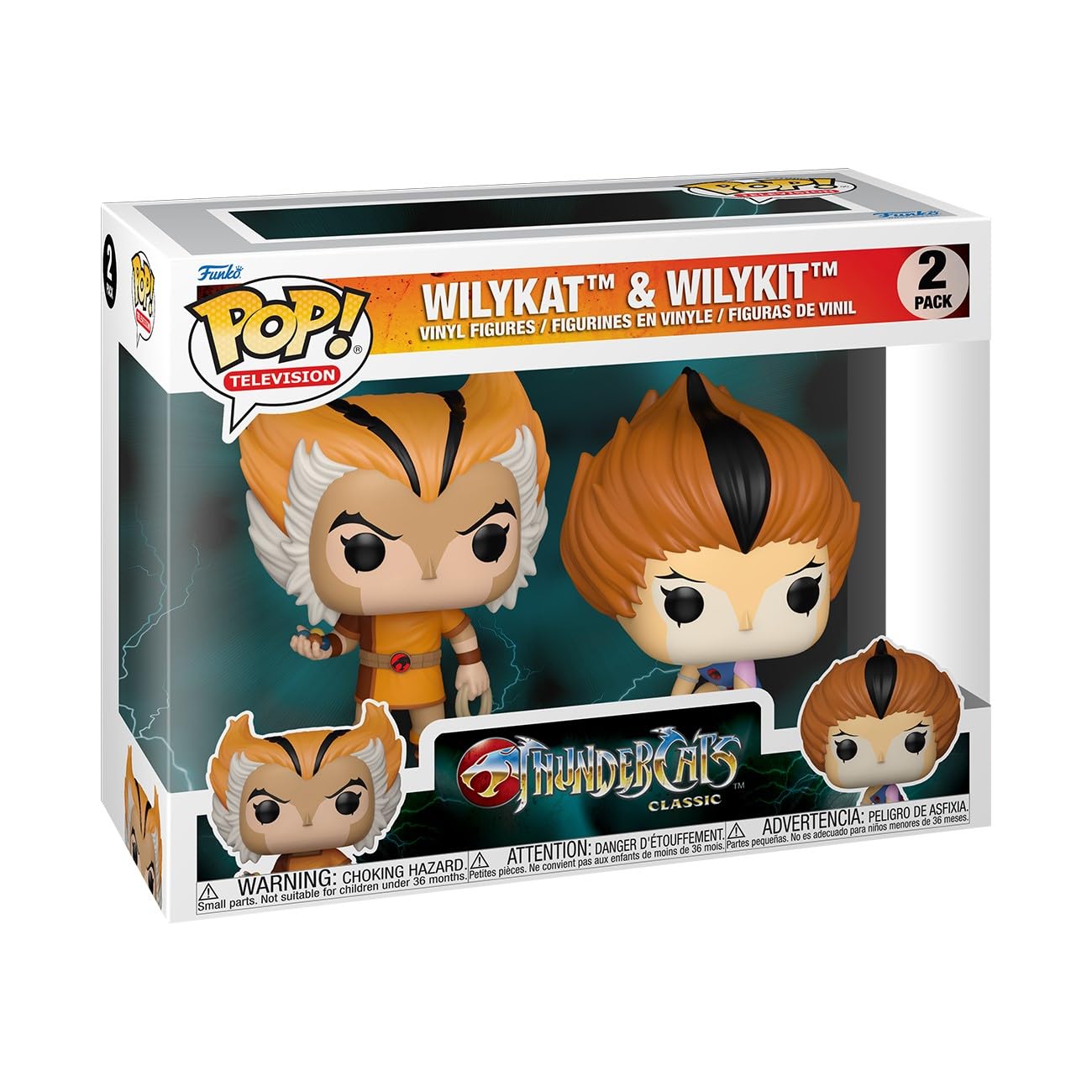 Funko Pop! Animación: Thundercats - Wilykat & Wilykit 2 Pack