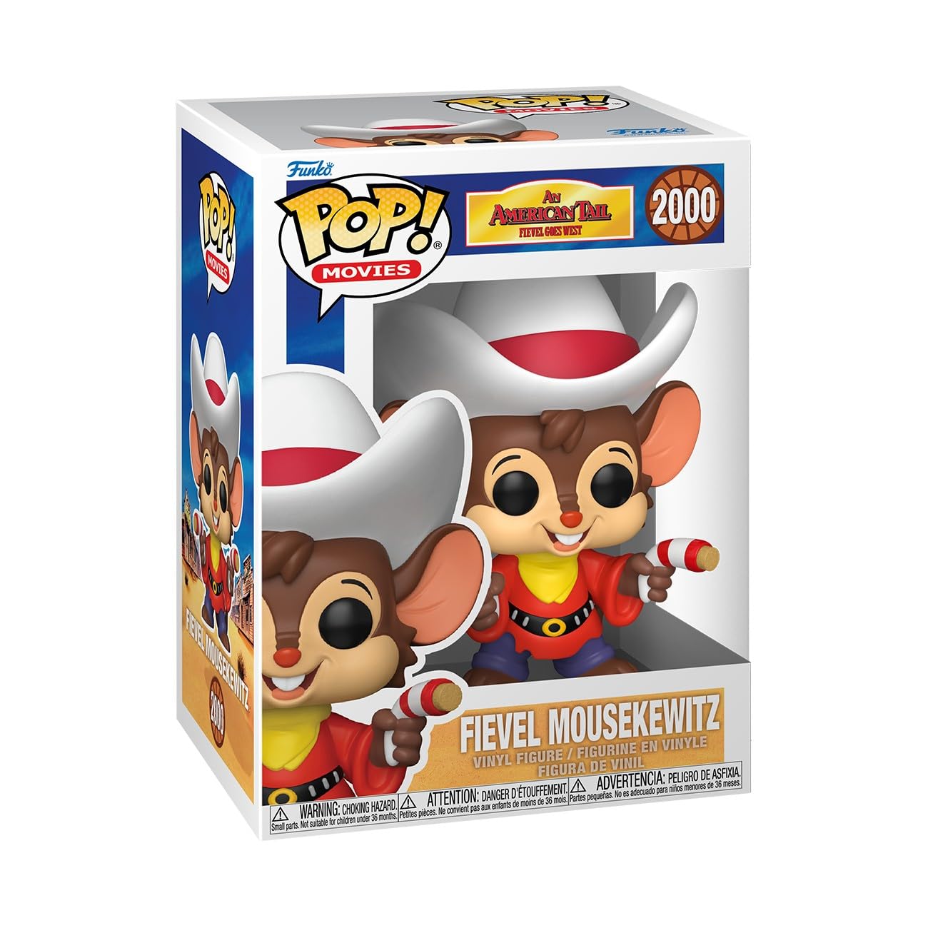 Funko Pop! Animación: an American Tail: Fievel Goes West - Fievel Mousekewitz