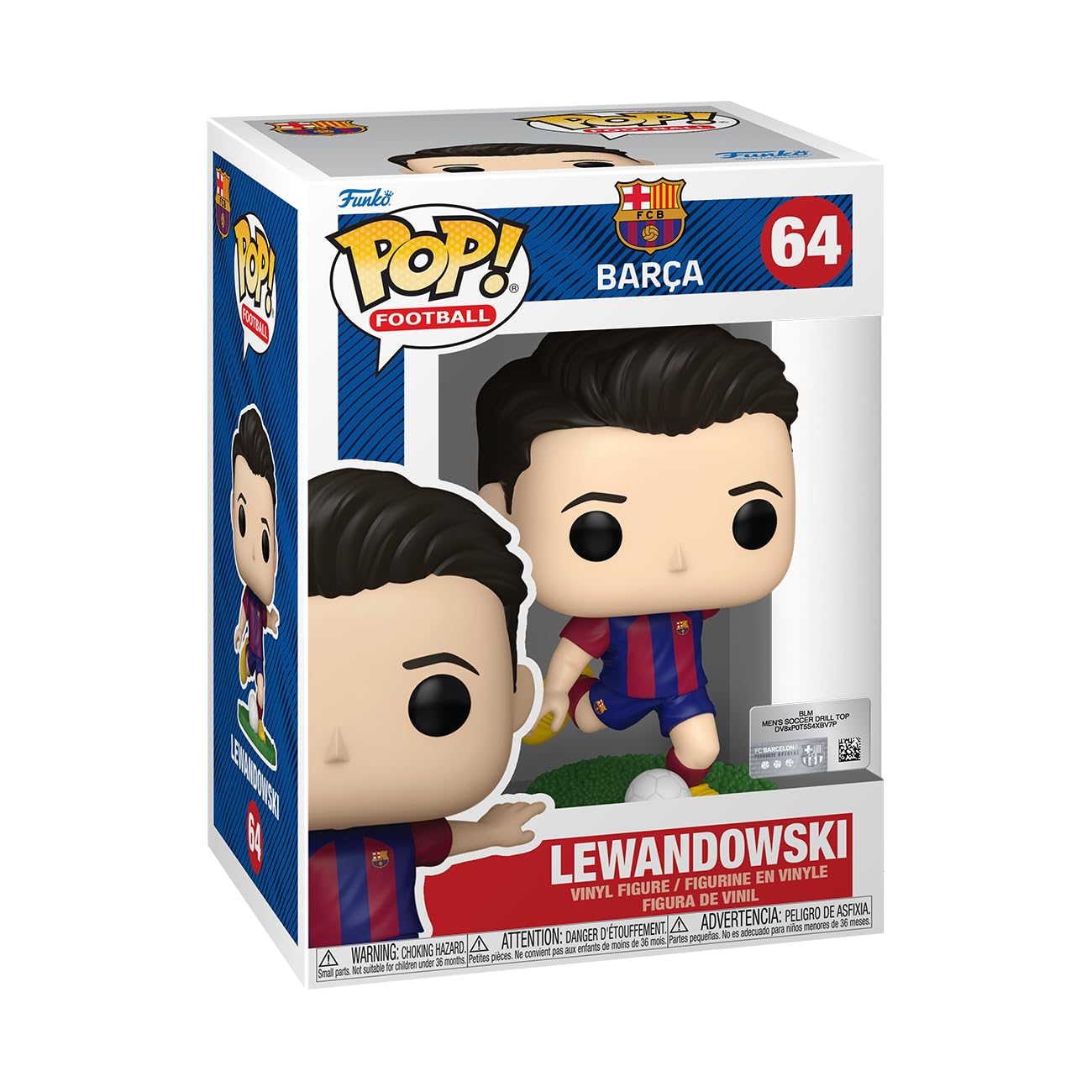 Funko Pop! Fútbol Americano: Barcelona FC - Robert Lewandowski