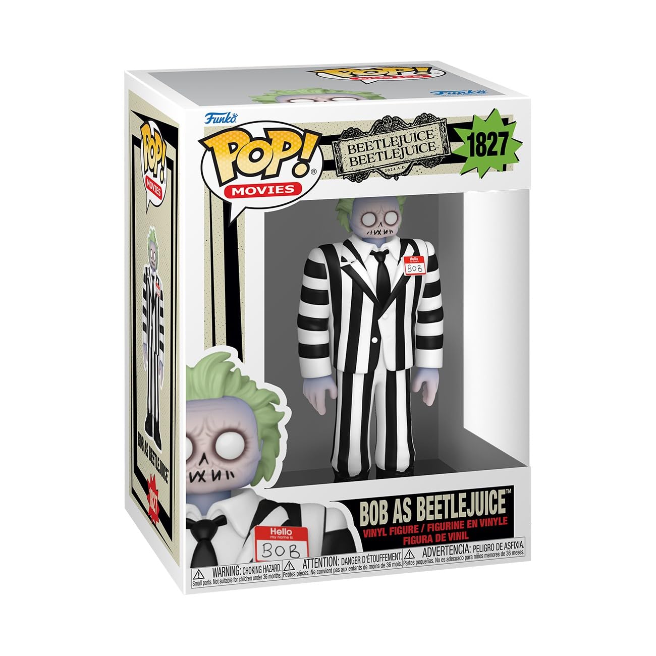 Funko Pop! Películas: Beetlejuice Beetlejuice - BOB As Beetlejuice - Beetlejuice 2