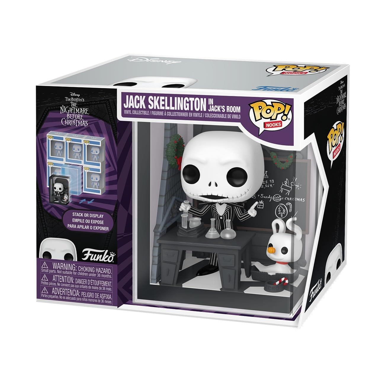 Funko Pop! Nooks: Pesadilla Antes de Navidad - Jack Skellington's Room