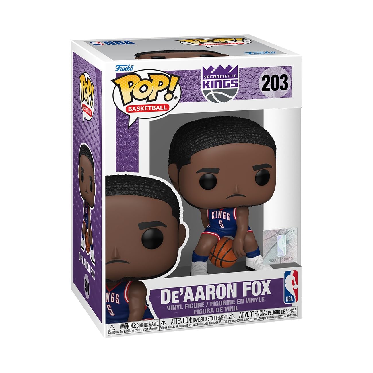 Funko Pop! NBA: Sacramento Kings - De'Aaron Fox - (24-25 City Edition)