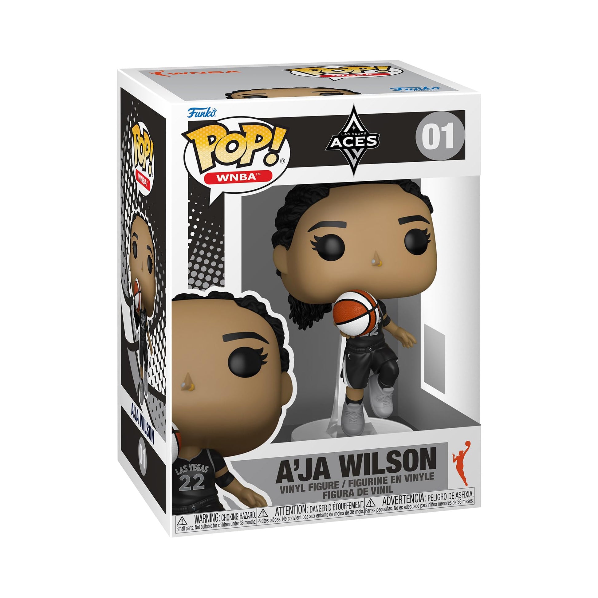 Funko Pop! WNBA: Las Vegas Aces - A'ja Wilson - WNBA Players