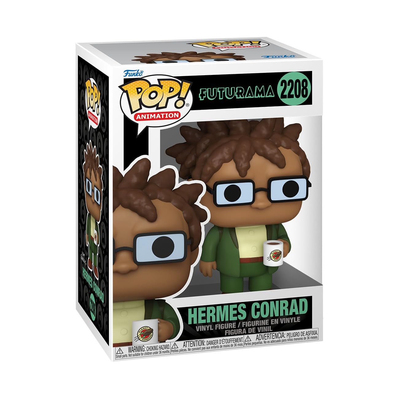 Funko Pop! Animación: Futurama - Hermes w/Mug