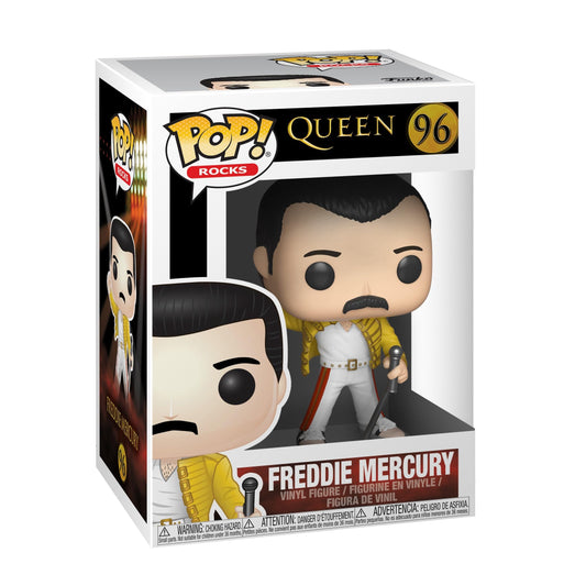 Funko 33732 Pop Rocks: QueenFreddy Mercury Wembley 1986, Multicolor
