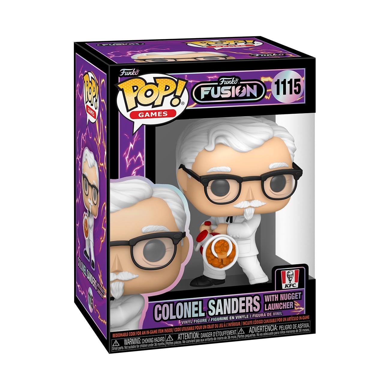 Funko Pop! Íconos Publicitarios: Fusion - Colonel Sanders - 1/6 Odds for Rare Chase Variant Fusion