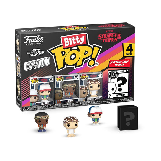 Funko Bitty Pop! Pack de 4: Netflix Stranger Things - Dustin, Eleven