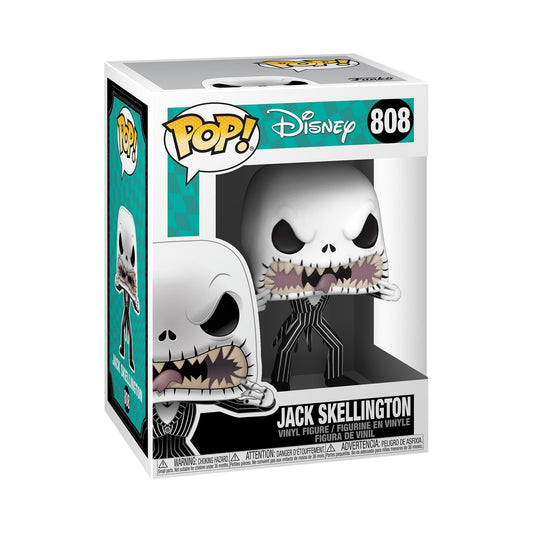 Funko Pop Disney: The Pesadilla Antes de Navidad - Jack Skellington - (Cara Aterradora) Figura de Vinilo