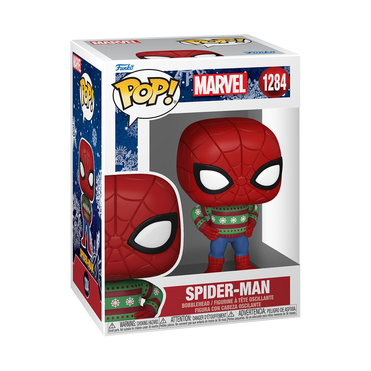 Funko Pop! Marvel: Navidad - Spider-Man - (SWTR) - Marvel Comics
