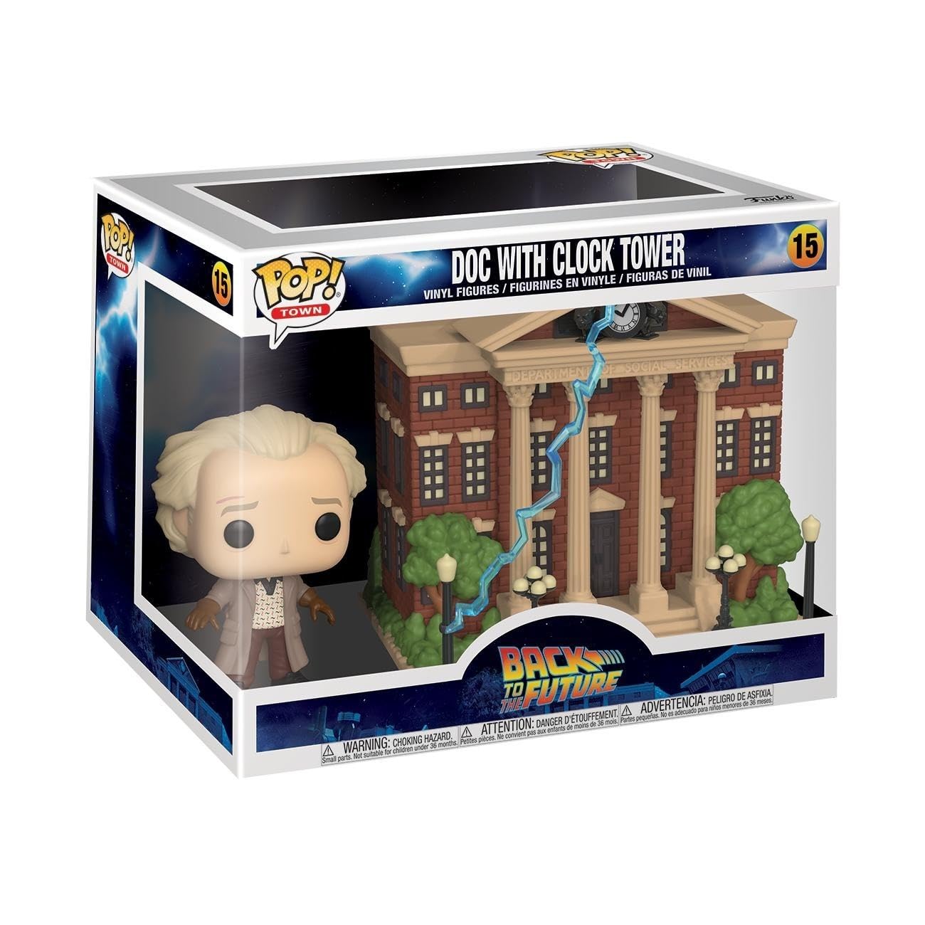 Funko Pop! Town: Back to the Future - Dr. Emmett Brown - Clock Tower