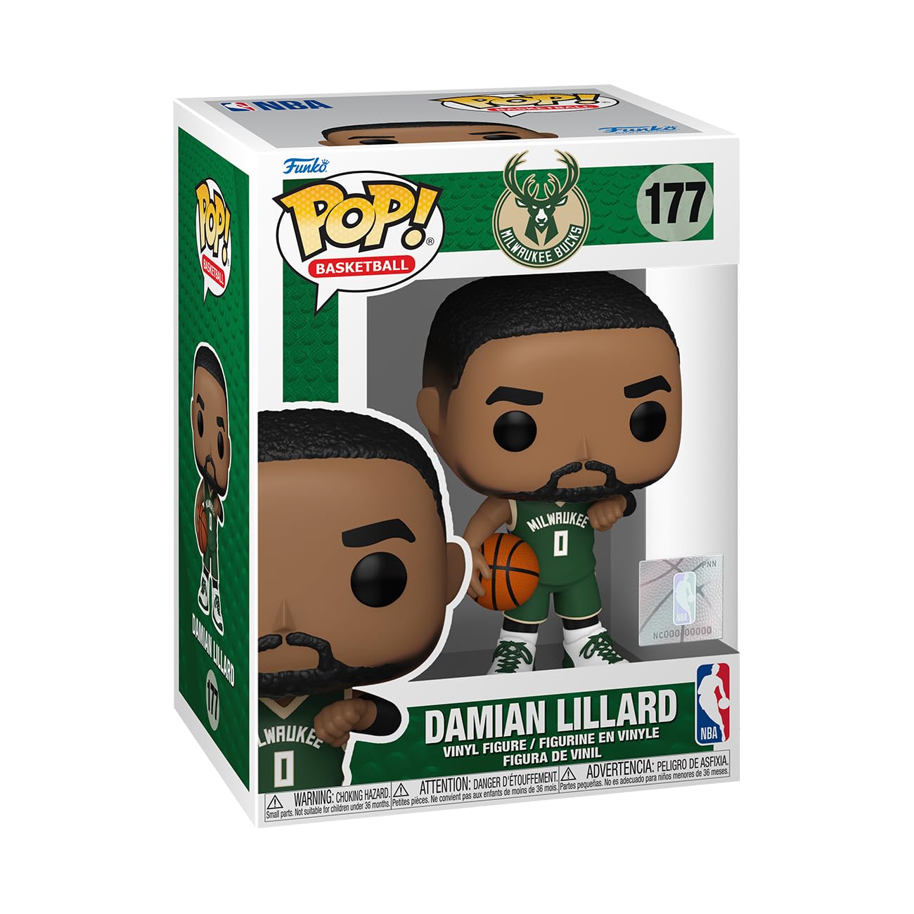 Funko Pop! NBA: Bucks - Damian Lillard