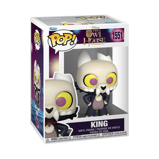 Funko Pop Disney: The Owl House - King Clawthorne, 1/6 Odds for Rare Chase Variant - (Styles May Vary)