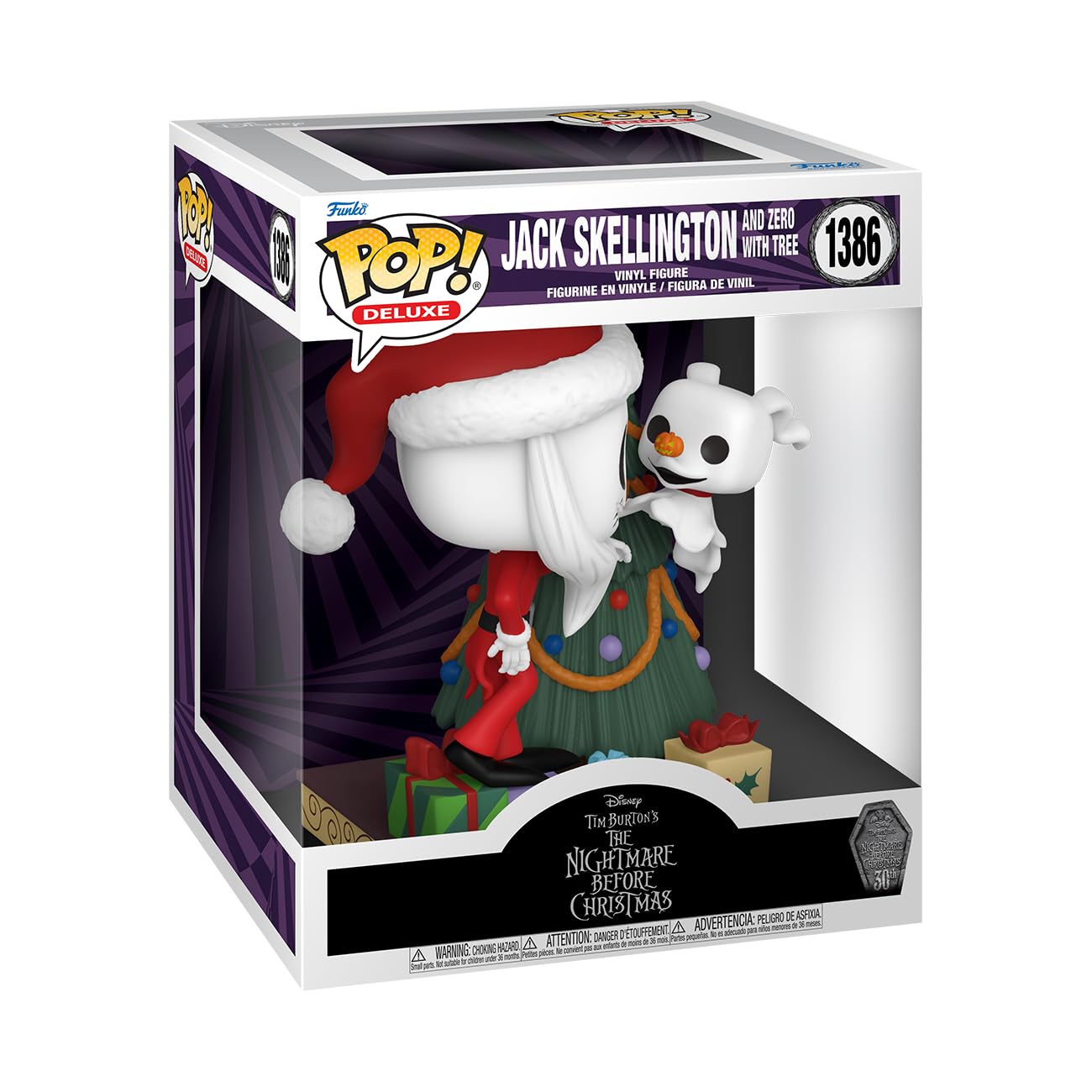 Funko Pop! Deluxe: The Pesadilla Antes de Navidad - Jack Skellington & Zero