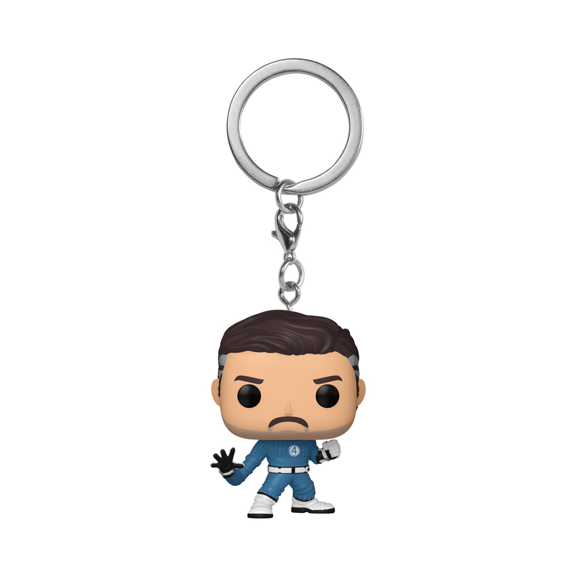 Funko Pop! Keychain: The Fantastic Four: First Steps - Mister Fantastic - Fantastic Four (2025) Novelty Keyring - Coleccionable Mini Figura - Stocking Filler
