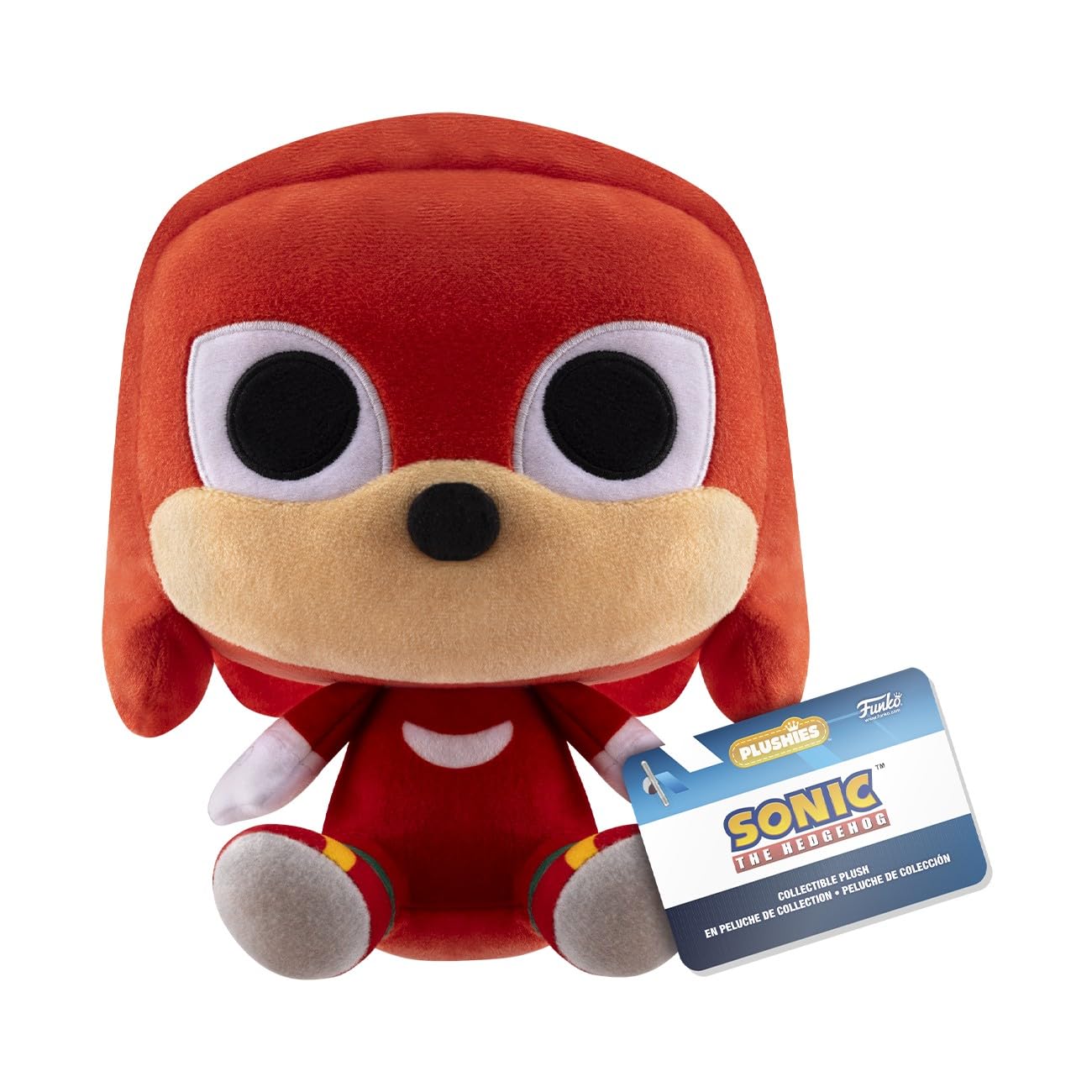 Funko Pop! Plush: Sonic the Hedgehog - Knuckles the Echidna - Coleccionable Soft Toy - Birthday Gift Idea
