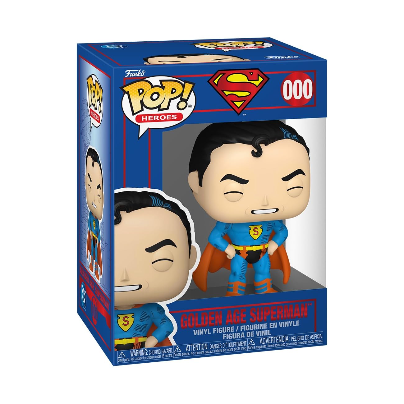 Funko Pop! Heroes: Shield Through The Ages - Golden Age of Superman - DC Comics