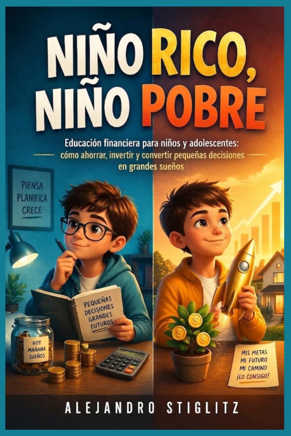 Libro: Niño Rico, Niño Pobre: Educación financiera para niños y adolescentes: cómo ahorrar, invertir y convertir pequeñas decisiones en grandes sueños.