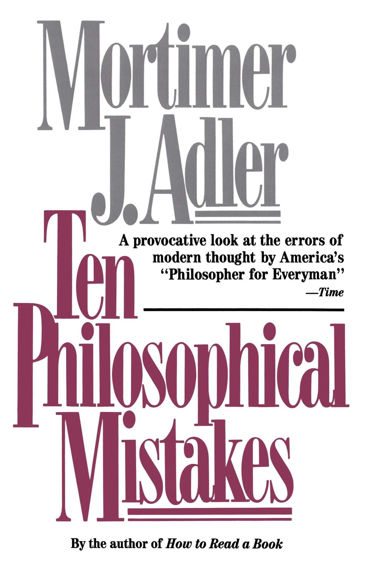 Libro: Ten Philosophical Mistakes