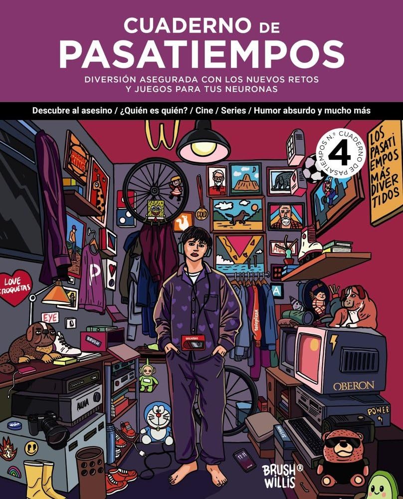 Libro: Cuaderno de pasatiempos N.º 4: Diversión asegurada con los nuevos retos y juegos para tus neuronas (Libros singulares)