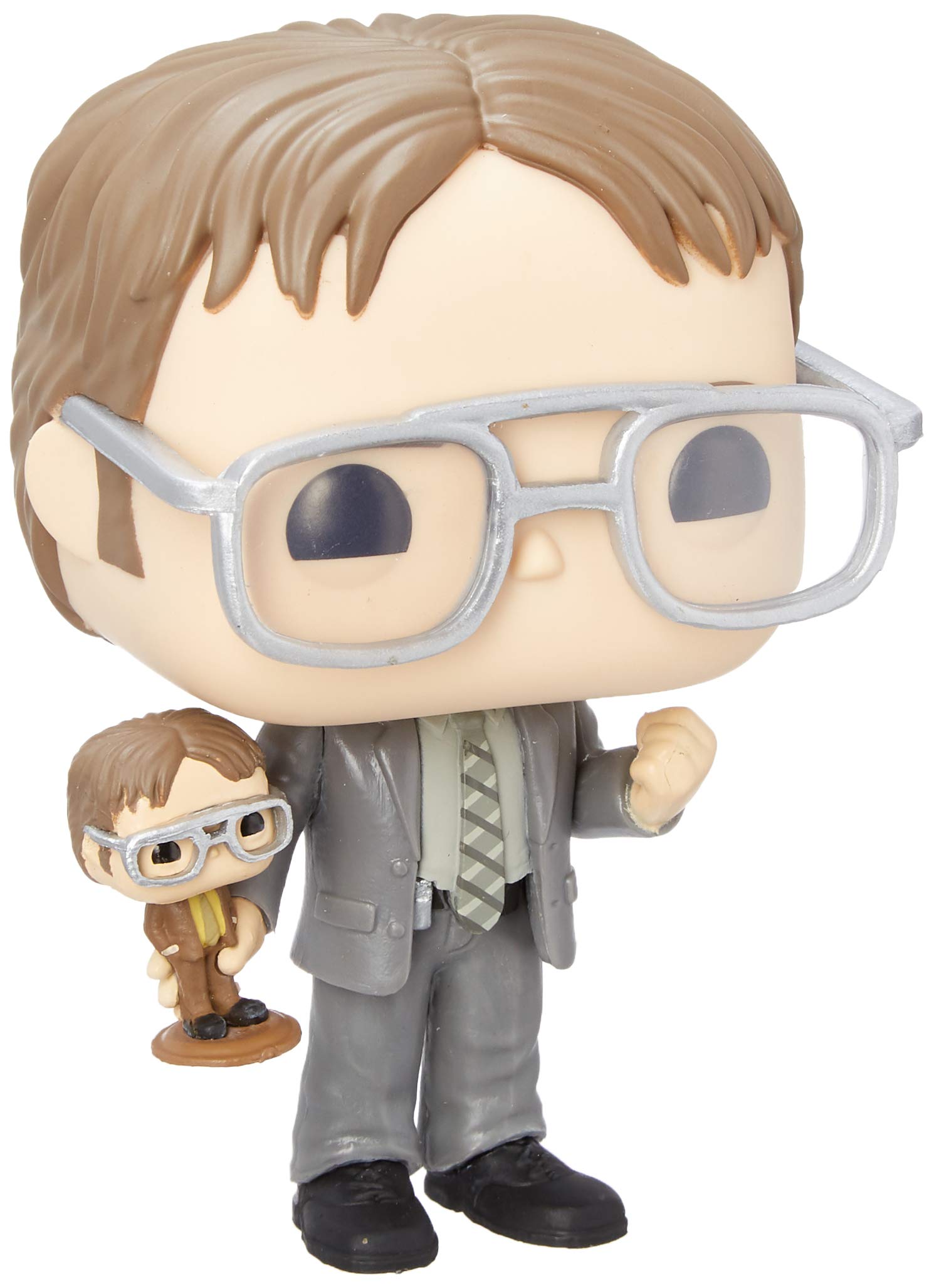 Funko Pop! TV: The Office - Dwight Holding Dwight Figura, Fall Convention Exclusivo
