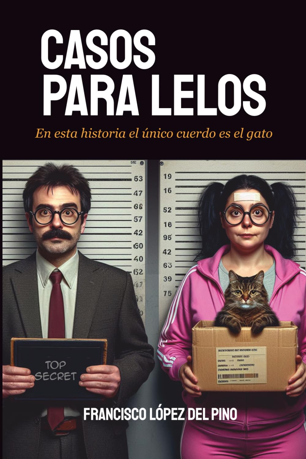 Libro: Casos para lelos: una comedia policiaca absurda donde el único cuerdo es el gato (Spanish Edition)