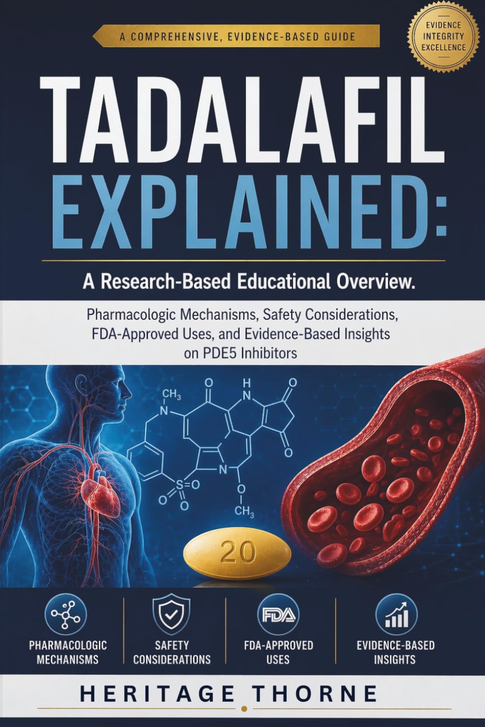 Libro: TADALAFIL EXPLAINED: A Research-Based Educational Overview: The Pharmacologic Mechanisms, Safety Considerations, FDA-Approved Uses, and Evidence-Based ... Inhibitors (The Clinical Overview Series)