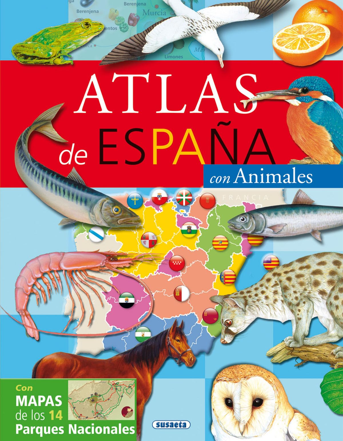Libro: Atlas de España con animales